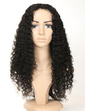16-28 Inch Natural Full Lace Deep Curly Wig
