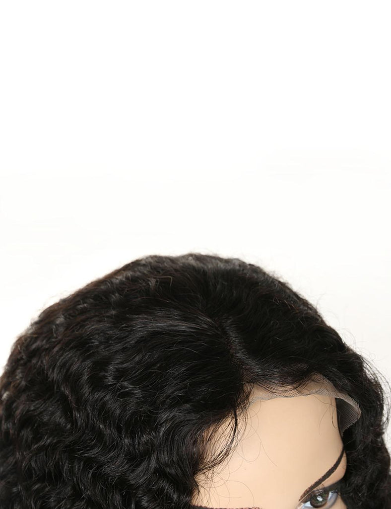 16-28 Inch Natural Full Lace Deep Curly Wig - WazzalaLifestyle